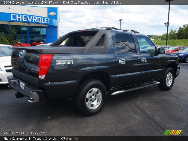 Dark Gray Metallic / Medium Neutral Beige 2004 Chevrolet Avalanche 1500 Z71 4x4
