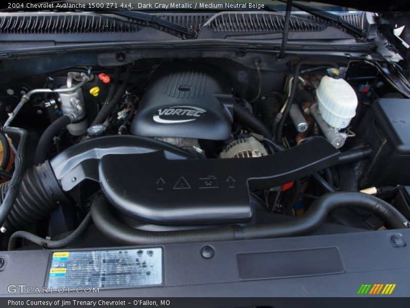 Dark Gray Metallic / Medium Neutral Beige 2004 Chevrolet Avalanche 1500 Z71 4x4