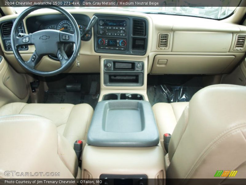Dark Gray Metallic / Medium Neutral Beige 2004 Chevrolet Avalanche 1500 Z71 4x4