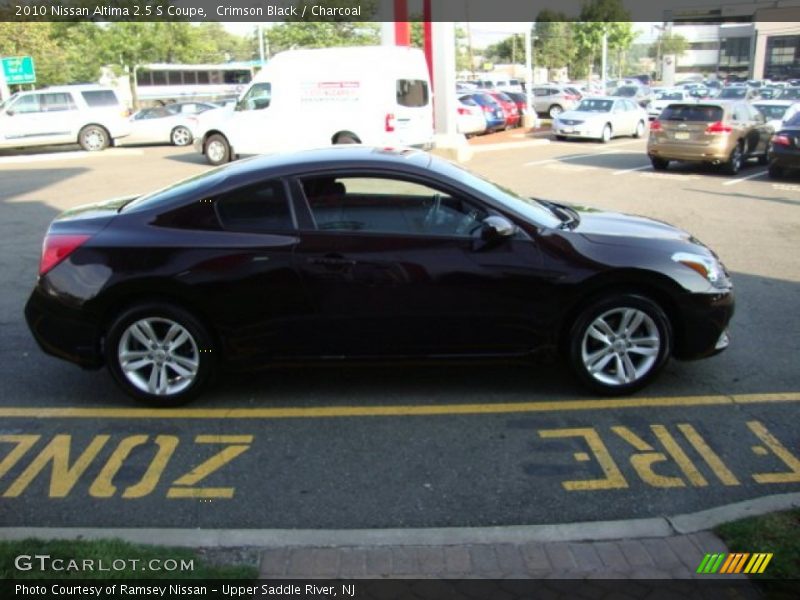 Crimson Black / Charcoal 2010 Nissan Altima 2.5 S Coupe