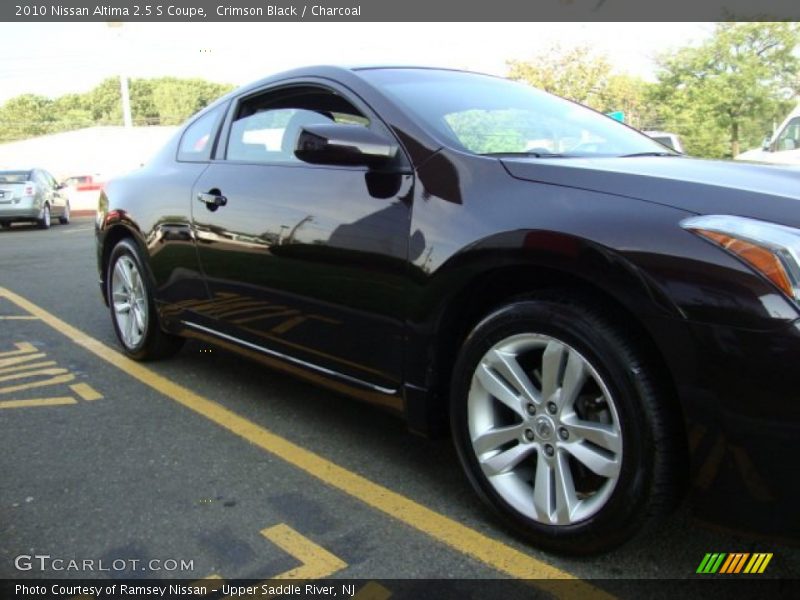 Crimson Black / Charcoal 2010 Nissan Altima 2.5 S Coupe