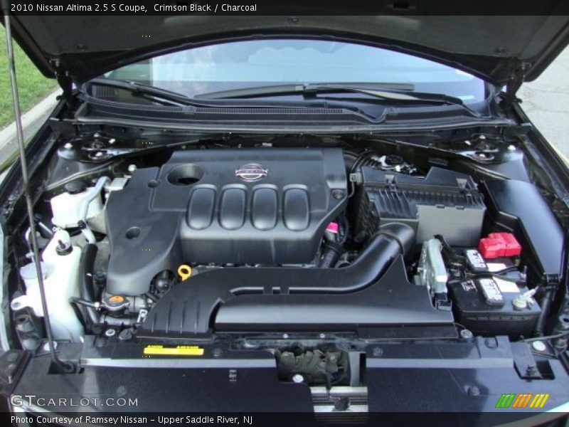 Crimson Black / Charcoal 2010 Nissan Altima 2.5 S Coupe