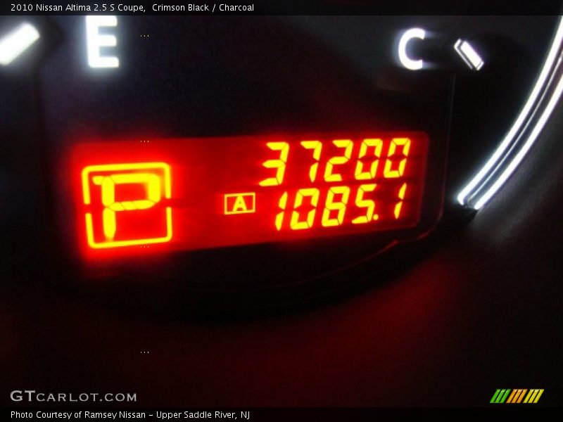 Crimson Black / Charcoal 2010 Nissan Altima 2.5 S Coupe
