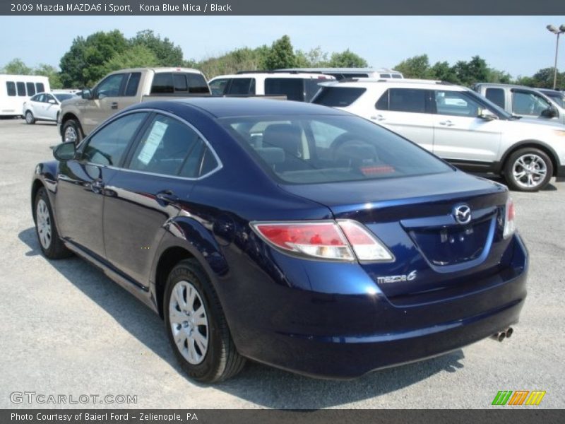 Kona Blue Mica / Black 2009 Mazda MAZDA6 i Sport