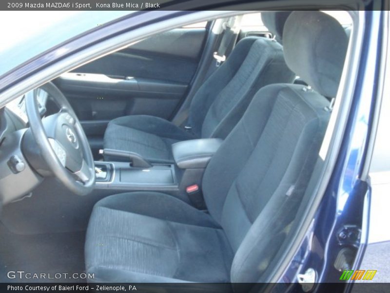 Kona Blue Mica / Black 2009 Mazda MAZDA6 i Sport