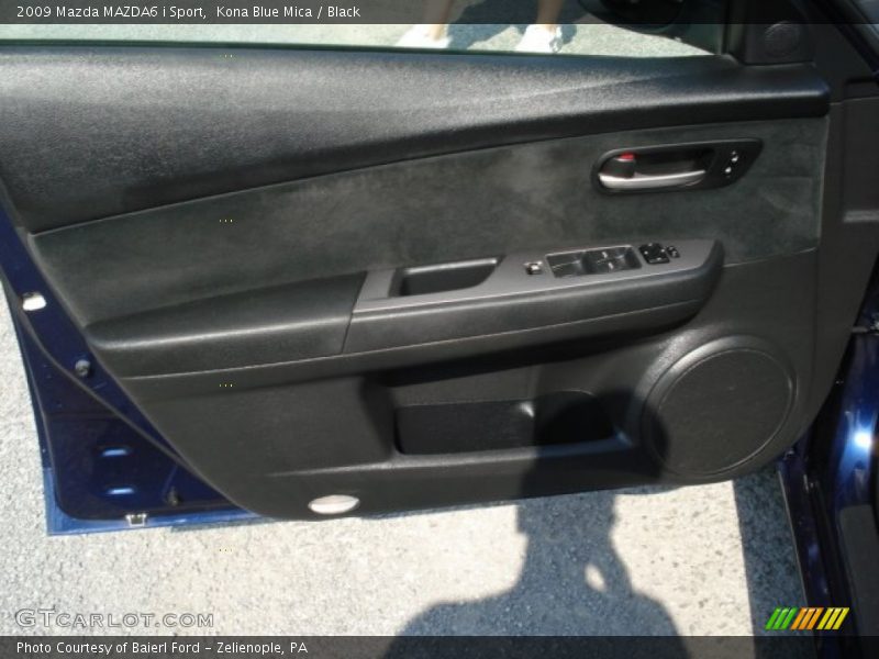Kona Blue Mica / Black 2009 Mazda MAZDA6 i Sport