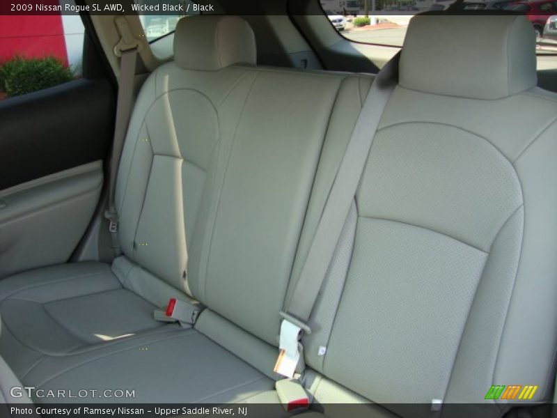 Wicked Black / Black 2009 Nissan Rogue SL AWD