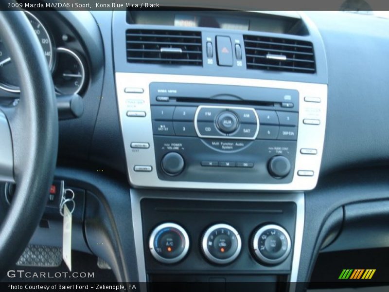 Kona Blue Mica / Black 2009 Mazda MAZDA6 i Sport