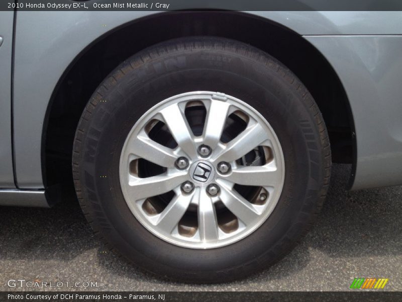 Ocean Mist Metallic / Gray 2010 Honda Odyssey EX-L