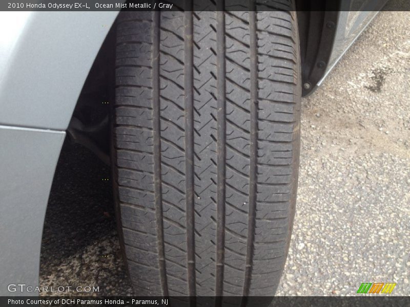 Ocean Mist Metallic / Gray 2010 Honda Odyssey EX-L