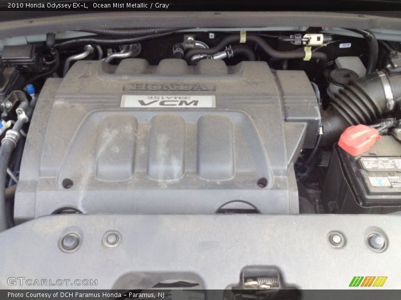 Ocean Mist Metallic / Gray 2010 Honda Odyssey EX-L
