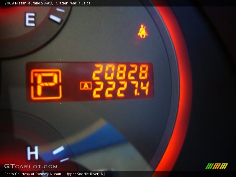 Glacier Pearl / Beige 2009 Nissan Murano S AWD