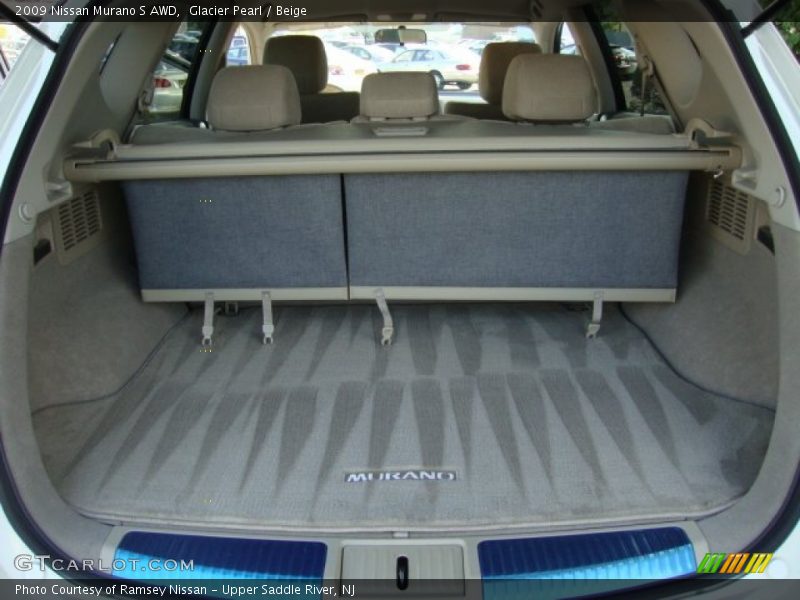 Glacier Pearl / Beige 2009 Nissan Murano S AWD
