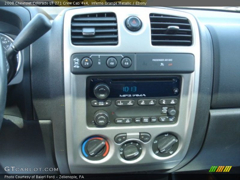 Inferno Orange Metallic / Ebony 2008 Chevrolet Colorado LT Z71 Crew Cab 4x4