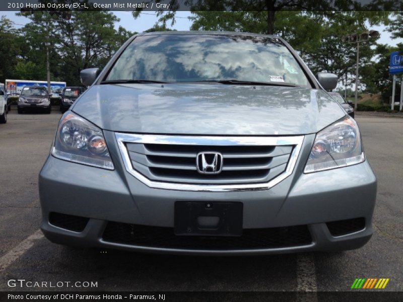 Ocean Mist Metallic / Gray 2010 Honda Odyssey EX-L