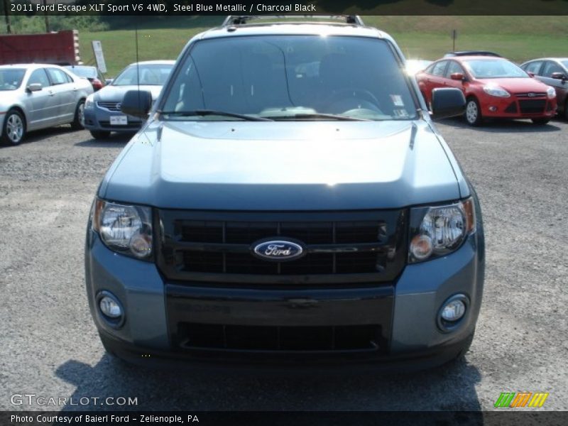 Steel Blue Metallic / Charcoal Black 2011 Ford Escape XLT Sport V6 4WD