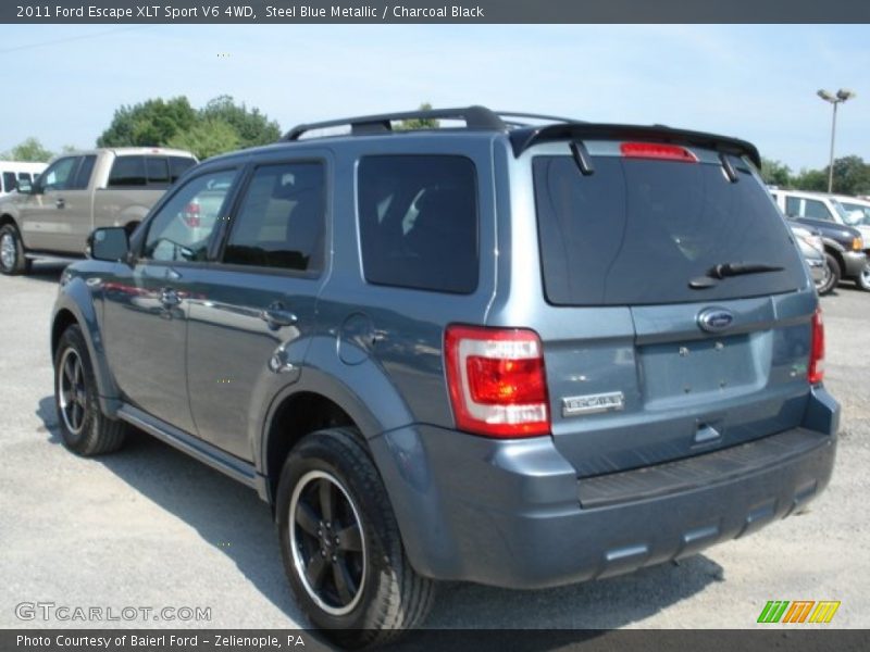 Steel Blue Metallic / Charcoal Black 2011 Ford Escape XLT Sport V6 4WD