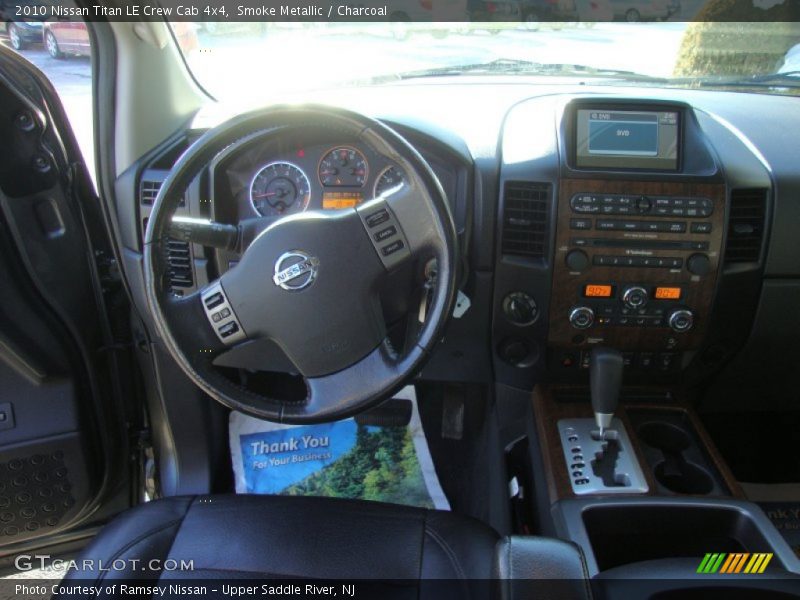 Smoke Metallic / Charcoal 2010 Nissan Titan LE Crew Cab 4x4