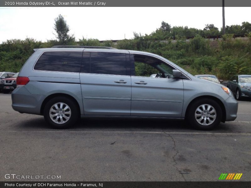 Ocean Mist Metallic / Gray 2010 Honda Odyssey EX-L