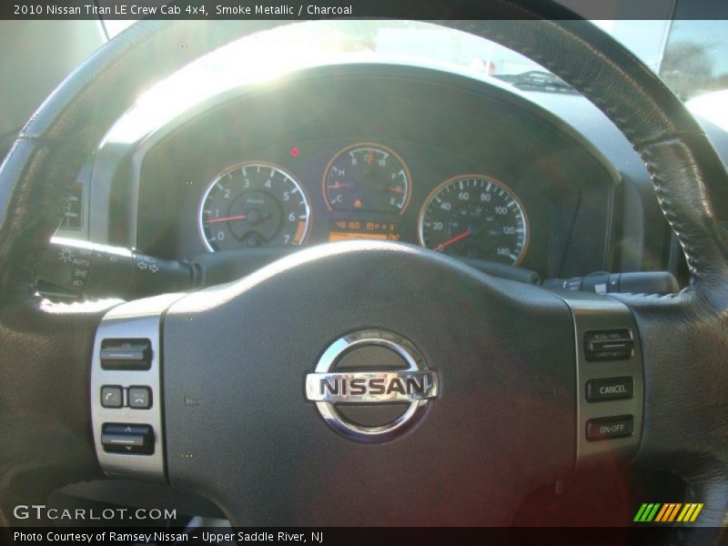 Smoke Metallic / Charcoal 2010 Nissan Titan LE Crew Cab 4x4