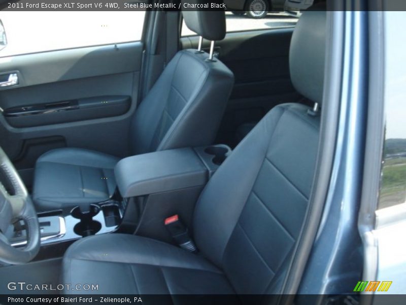 Steel Blue Metallic / Charcoal Black 2011 Ford Escape XLT Sport V6 4WD