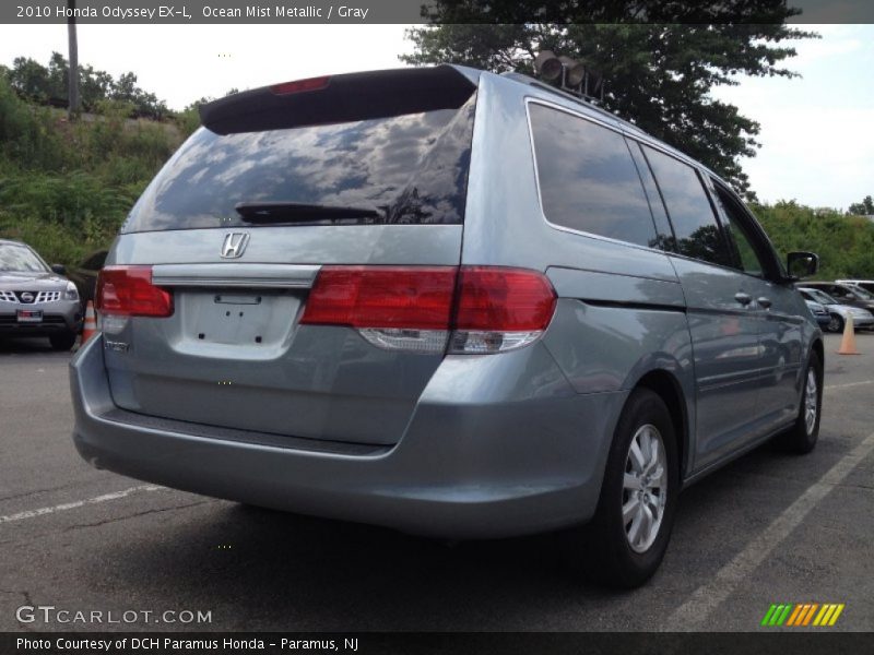 Ocean Mist Metallic / Gray 2010 Honda Odyssey EX-L