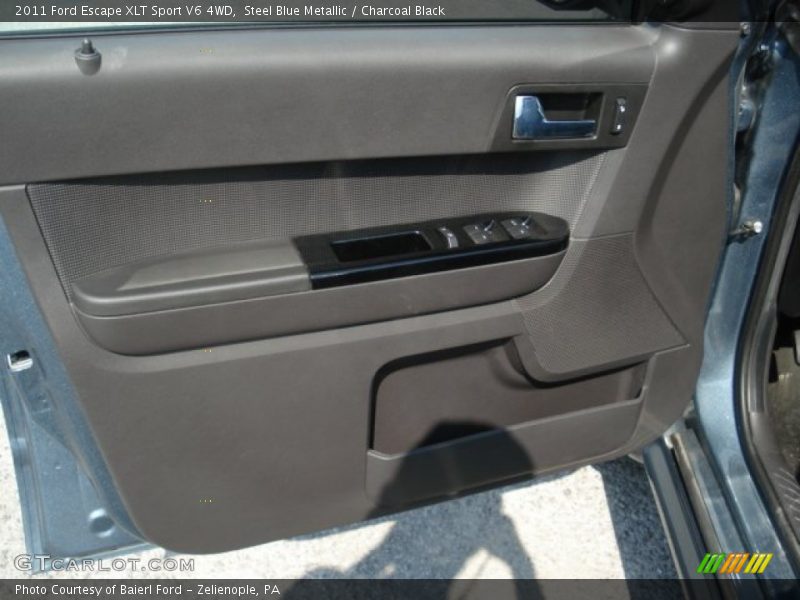 Steel Blue Metallic / Charcoal Black 2011 Ford Escape XLT Sport V6 4WD