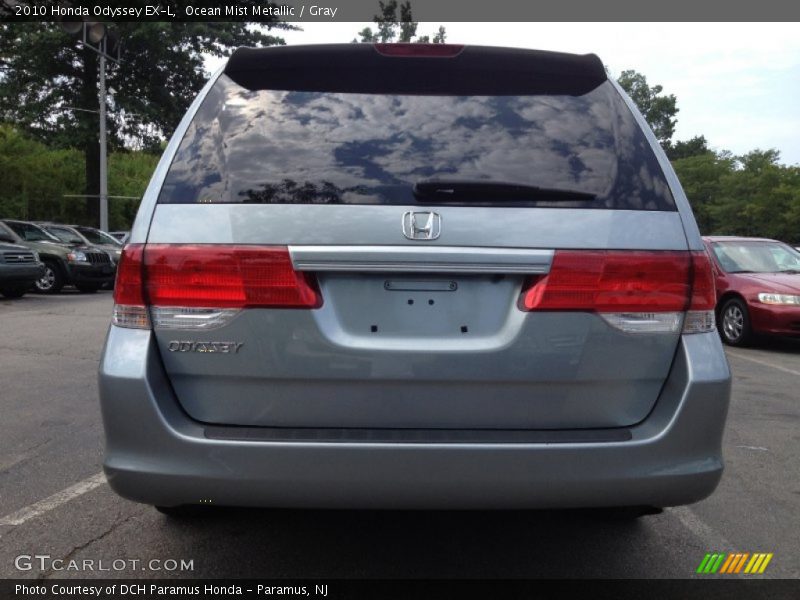 Ocean Mist Metallic / Gray 2010 Honda Odyssey EX-L