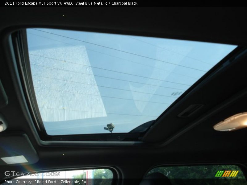 Steel Blue Metallic / Charcoal Black 2011 Ford Escape XLT Sport V6 4WD
