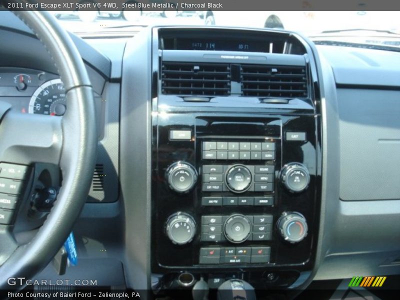 Steel Blue Metallic / Charcoal Black 2011 Ford Escape XLT Sport V6 4WD