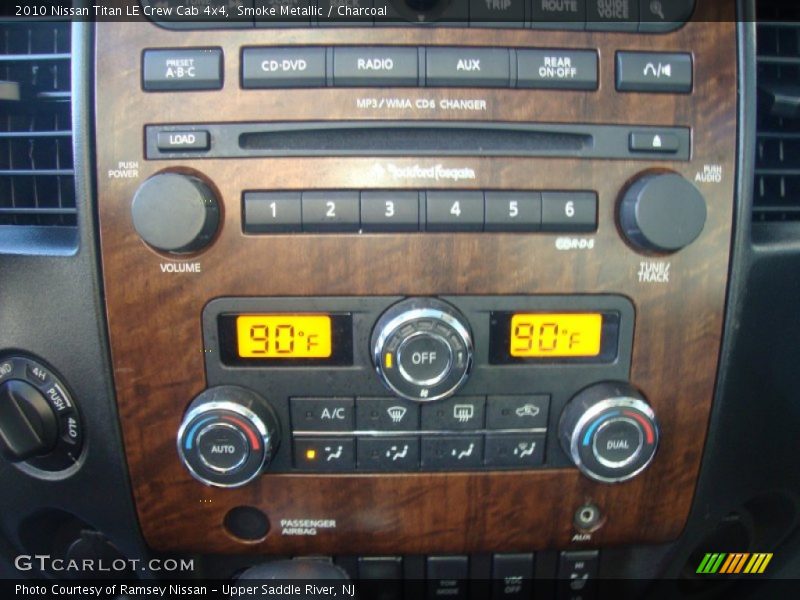 Smoke Metallic / Charcoal 2010 Nissan Titan LE Crew Cab 4x4