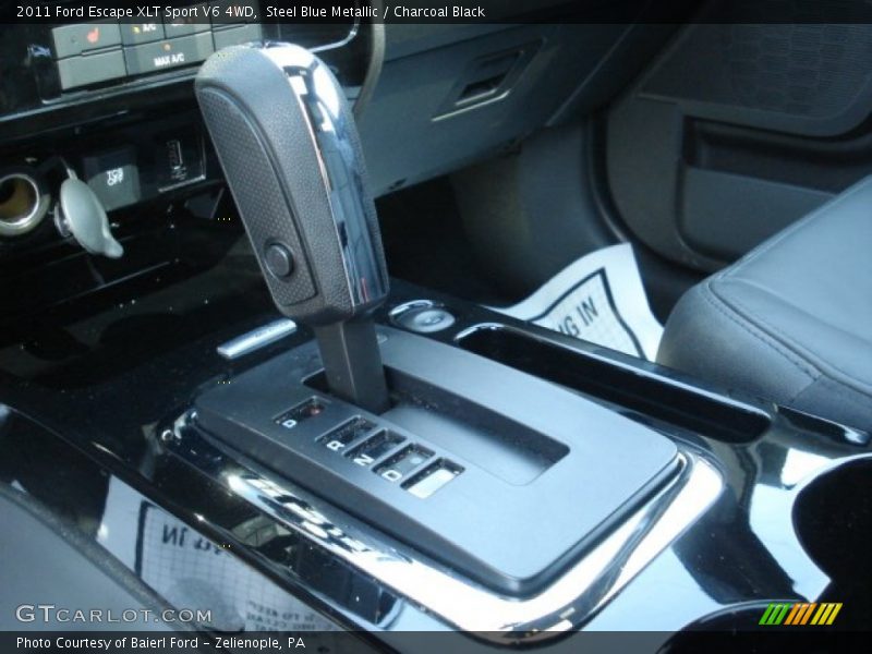 Steel Blue Metallic / Charcoal Black 2011 Ford Escape XLT Sport V6 4WD