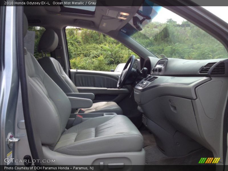 Ocean Mist Metallic / Gray 2010 Honda Odyssey EX-L
