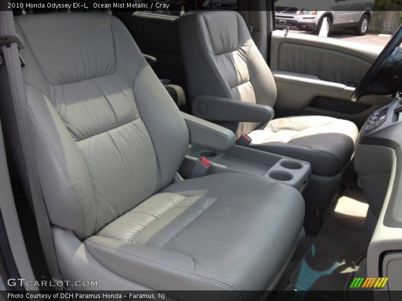 Ocean Mist Metallic / Gray 2010 Honda Odyssey EX-L