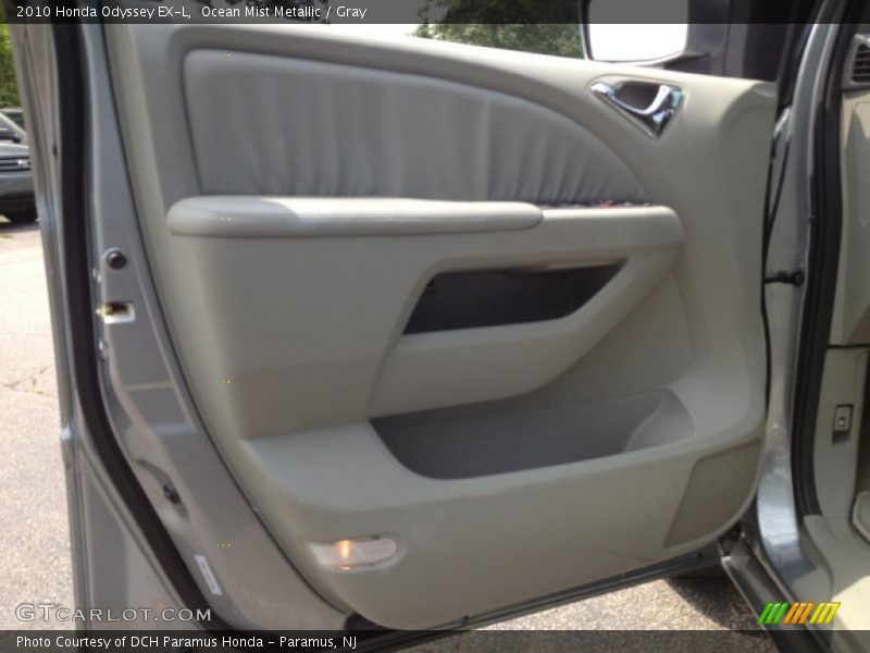 Ocean Mist Metallic / Gray 2010 Honda Odyssey EX-L