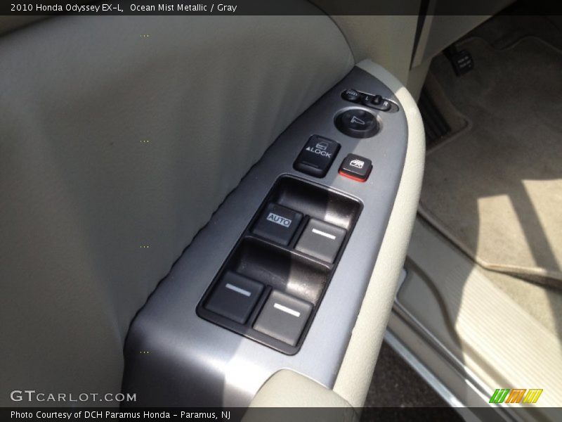 Ocean Mist Metallic / Gray 2010 Honda Odyssey EX-L