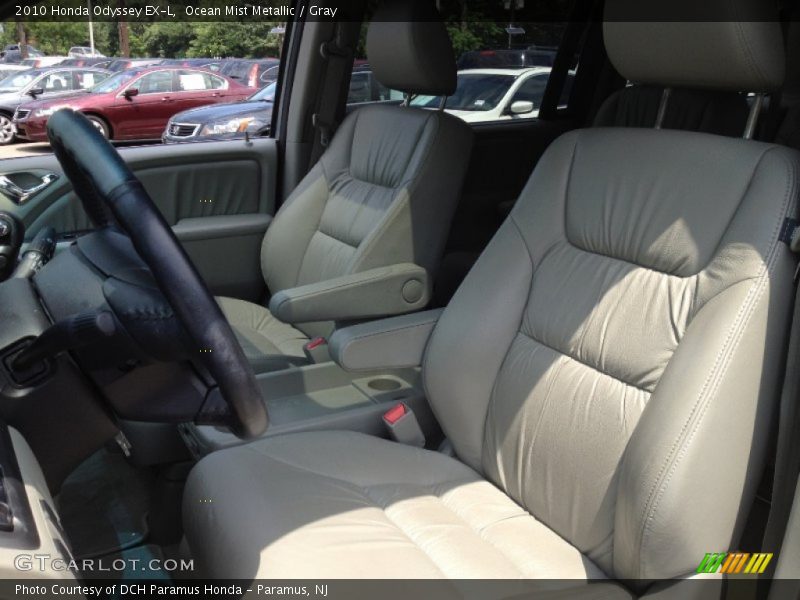 Ocean Mist Metallic / Gray 2010 Honda Odyssey EX-L