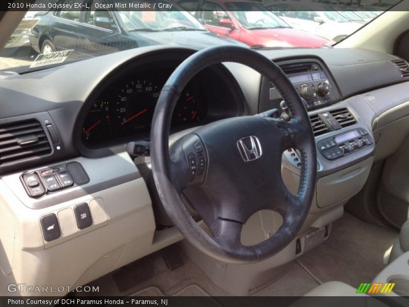 Ocean Mist Metallic / Gray 2010 Honda Odyssey EX-L