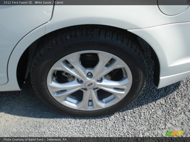 White Suede / Camel 2012 Ford Fusion SE