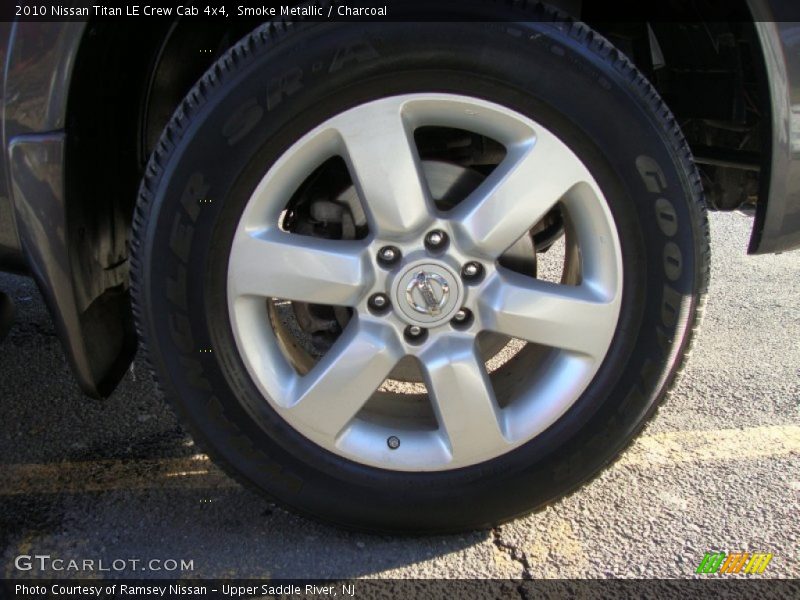 Smoke Metallic / Charcoal 2010 Nissan Titan LE Crew Cab 4x4