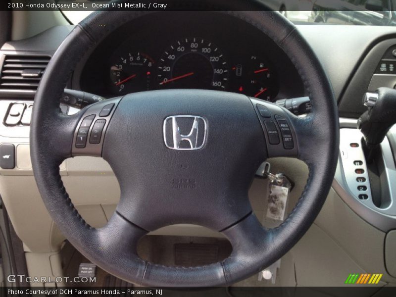 Ocean Mist Metallic / Gray 2010 Honda Odyssey EX-L