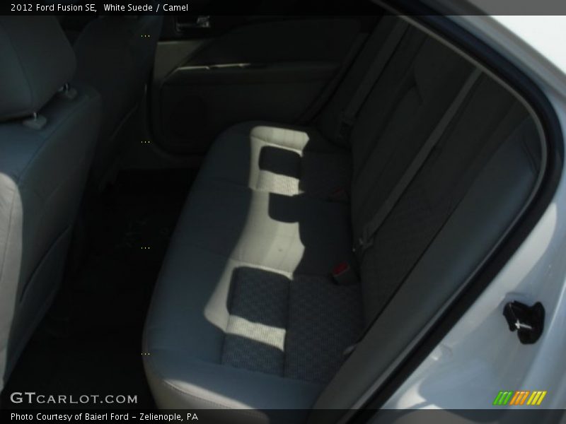 White Suede / Camel 2012 Ford Fusion SE