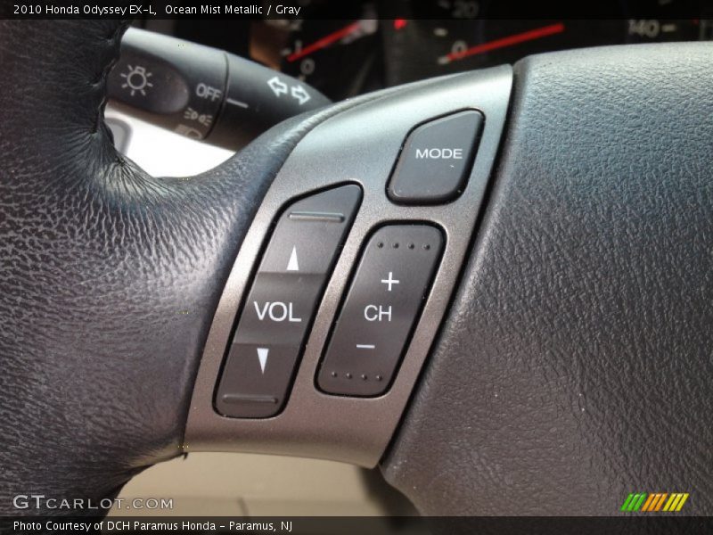 Ocean Mist Metallic / Gray 2010 Honda Odyssey EX-L