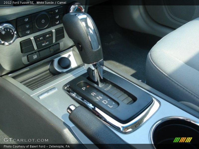 White Suede / Camel 2012 Ford Fusion SE