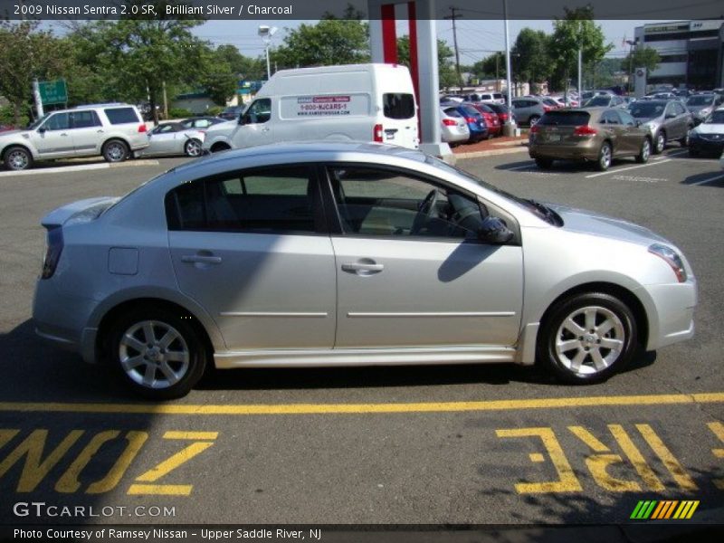 Brilliant Silver / Charcoal 2009 Nissan Sentra 2.0 SR