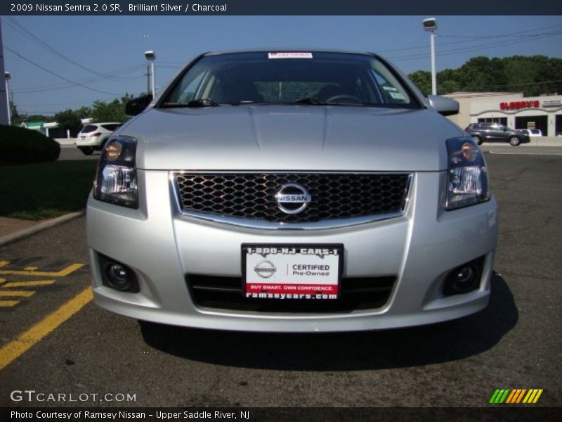 Brilliant Silver / Charcoal 2009 Nissan Sentra 2.0 SR
