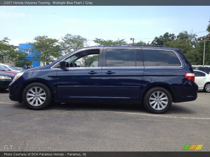 Midnight Blue Pearl / Gray 2007 Honda Odyssey Touring