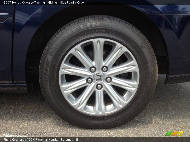 Midnight Blue Pearl / Gray 2007 Honda Odyssey Touring