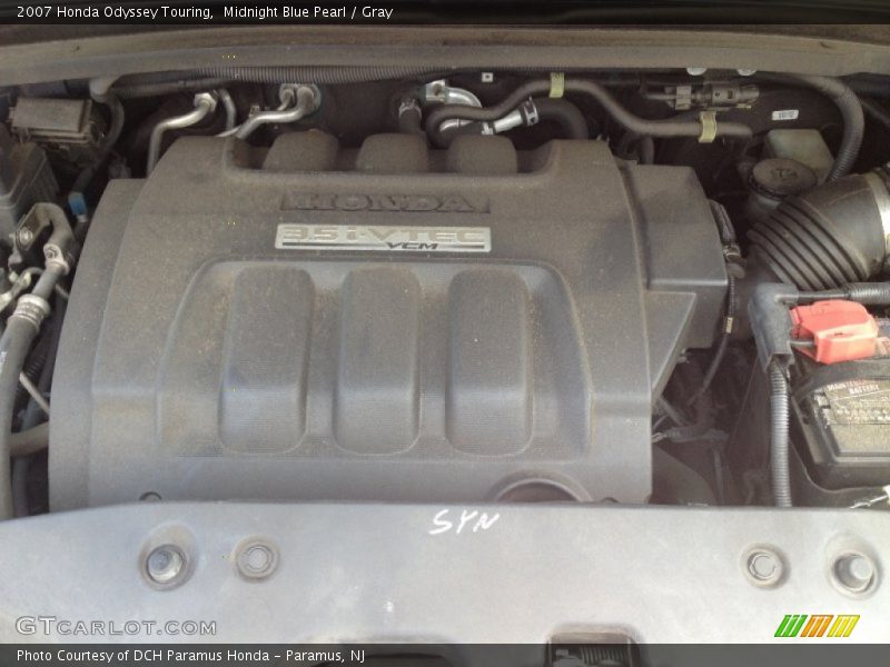Midnight Blue Pearl / Gray 2007 Honda Odyssey Touring