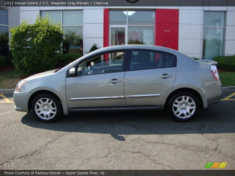 Magnetic Gray Metallic / Charcoal 2012 Nissan Sentra 2.0 S